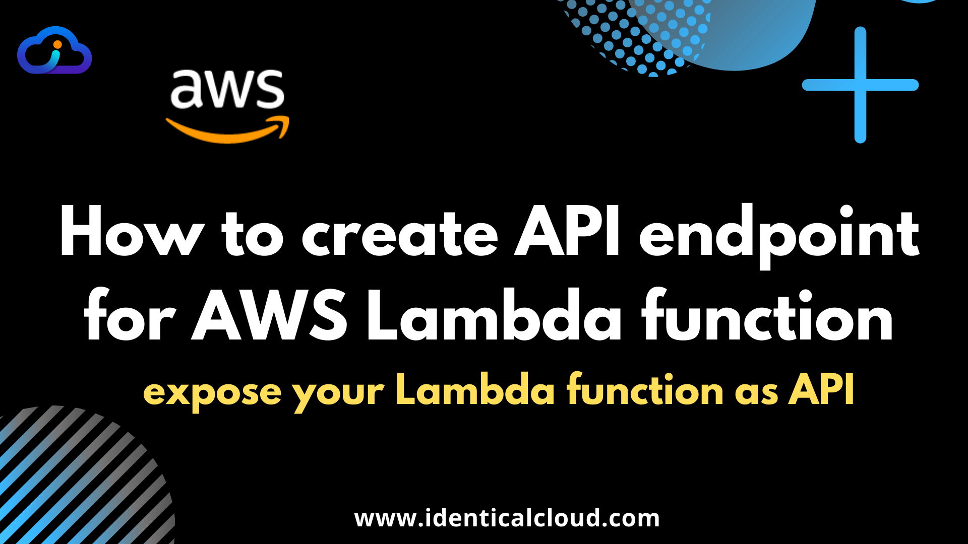 How to create API endpoint for AWS Lambda function