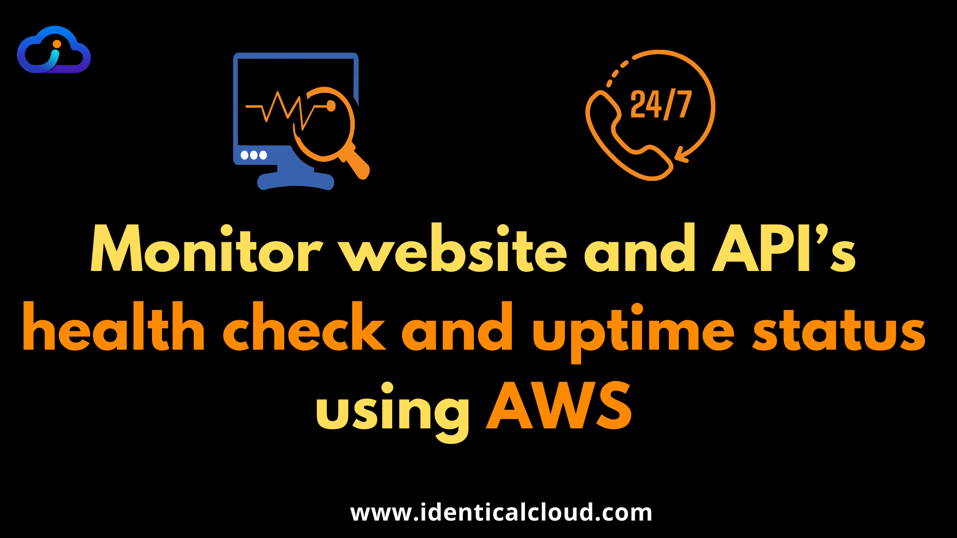 Monitor website and API's health check and uptime status using AWS Synthetic