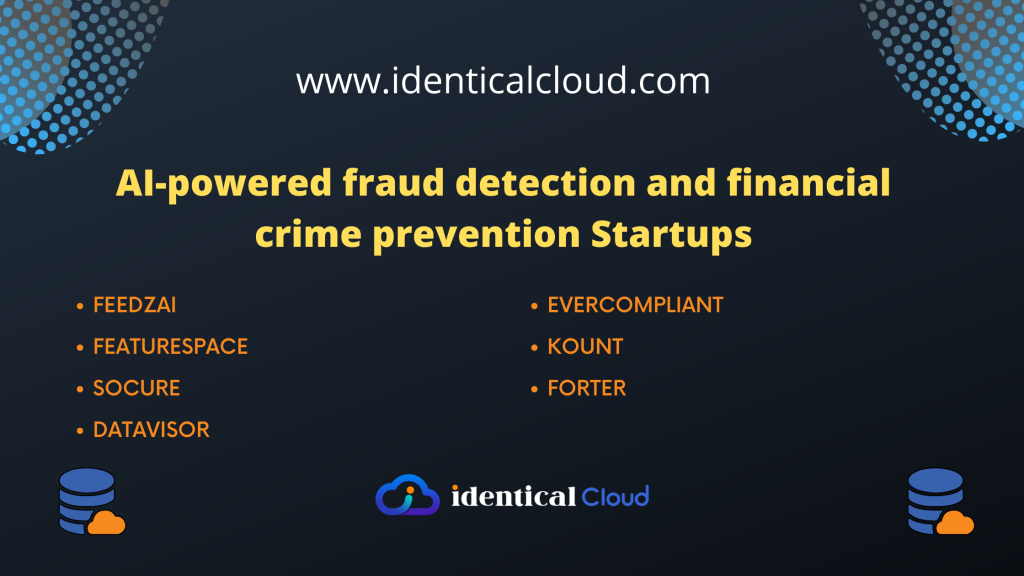 AI-powered fraud detection and financial crime prevention Startups - identicalcloud.com