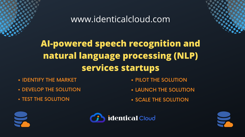 AI-powered speech recognition and natural language processing (NLP) services Startups - identicalcloud.com