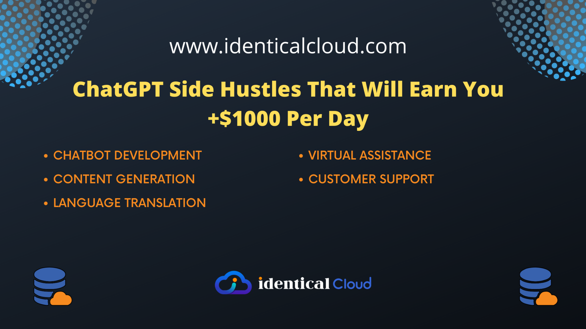 ChatGPT Side Hustles That Will Earn You +$1000 Per Day - Identical Cloud