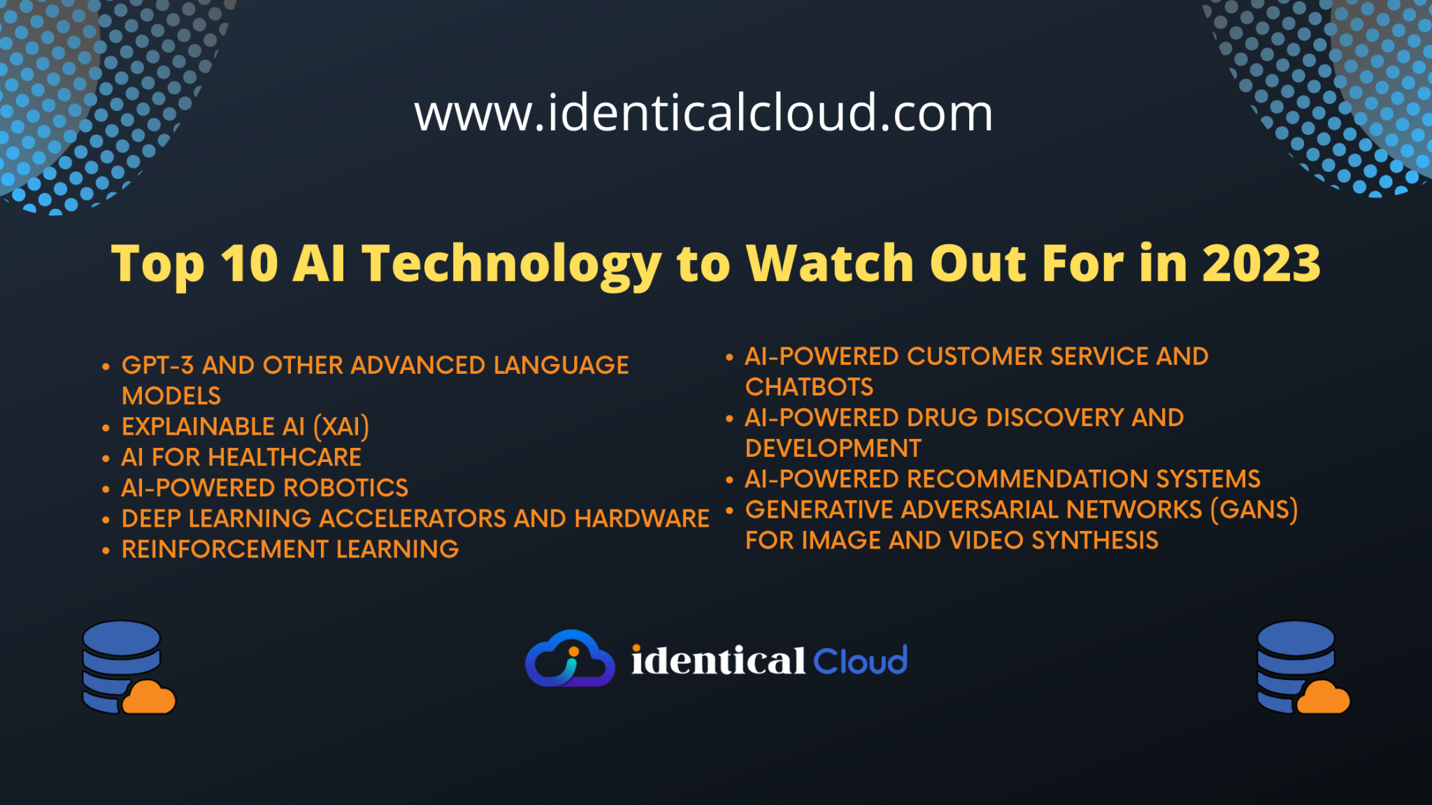 Top 10 AI Technology to Watch Out For in 2023 - identical Cloud