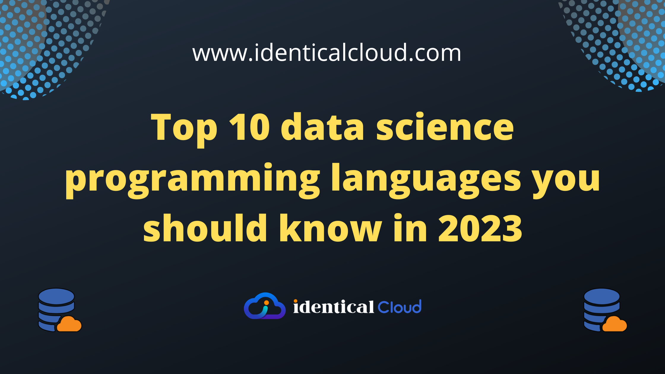 Top 10 data science programming languages you should know in 2023 - identicalcloud.com