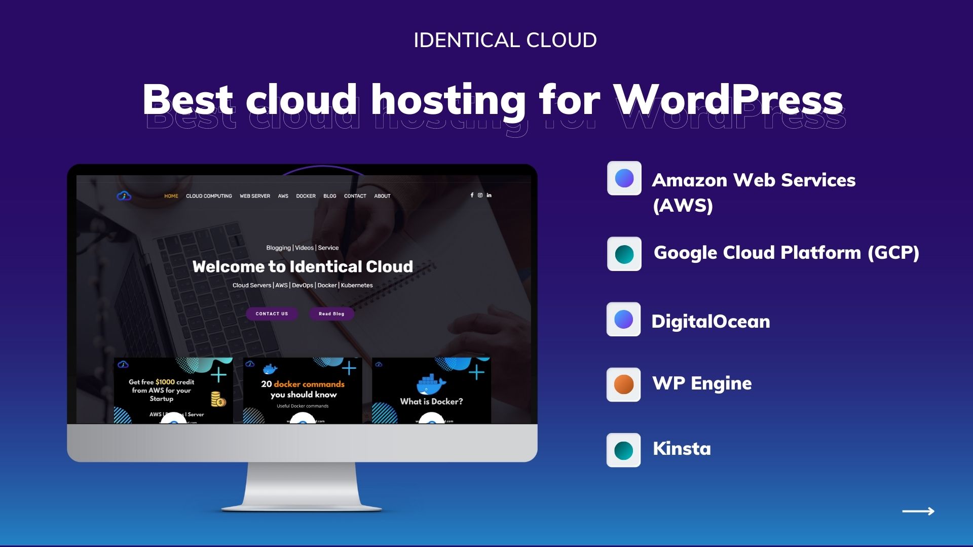 Best cloud hosting for WordPress - identicalcloud.com
