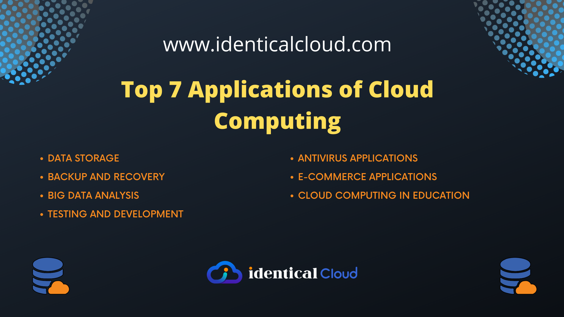 Top 7 Applications of Cloud Computing - identicalcloud.com