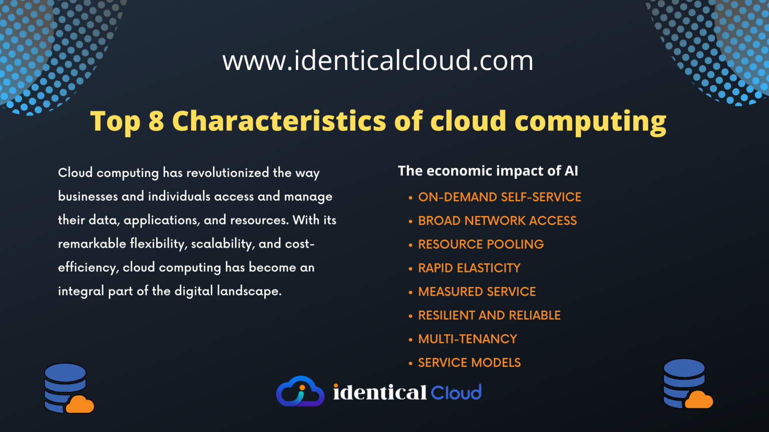 Top 8 Characteristics Of Cloud Computing - Identical Cloud