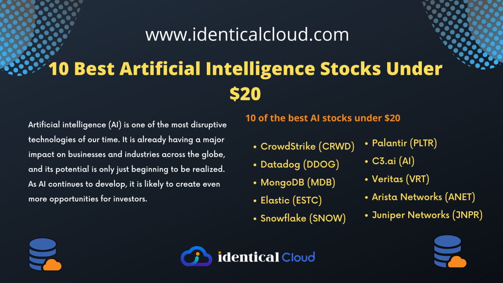 10 Best Artificial Intelligence Stocks Under $20 - Identical Cloud