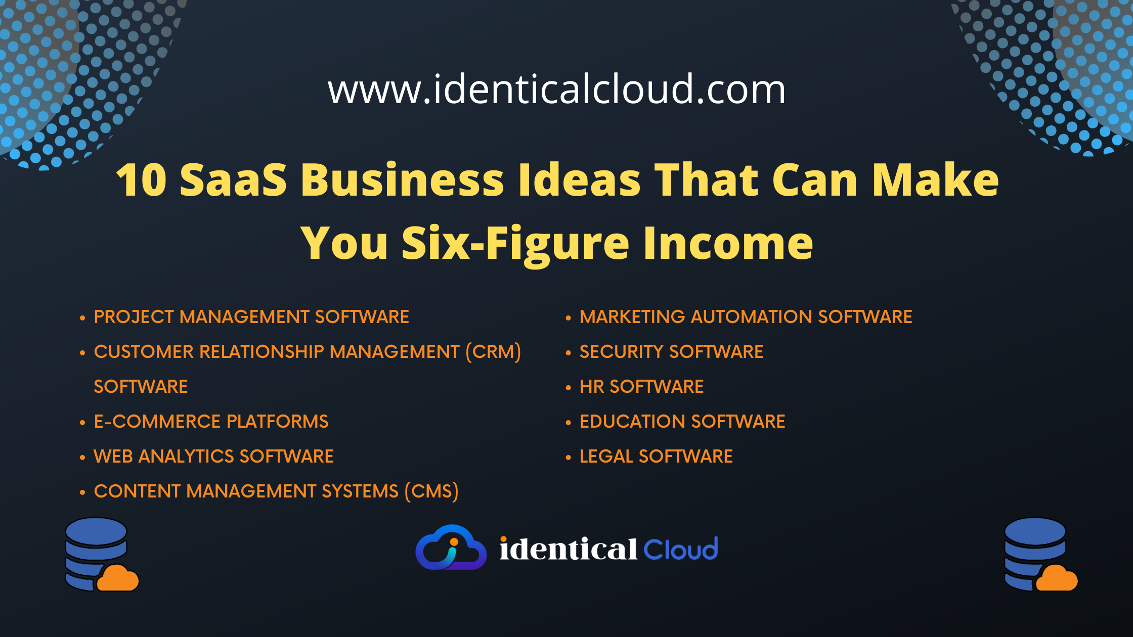 10 SaaS Business Ideas That Can Make You Six-Figure Income - identicalcloud.com