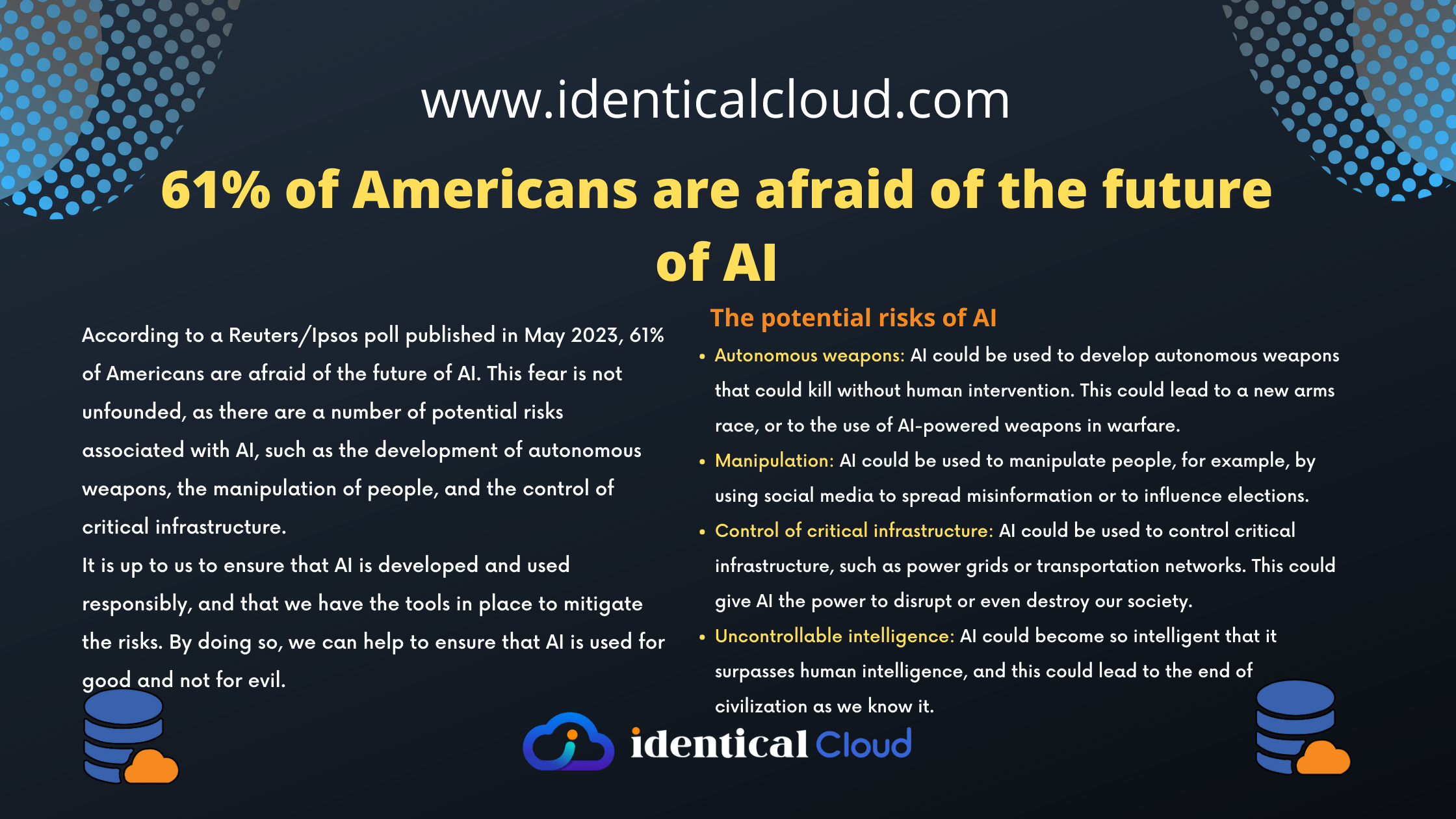61% of Americans are afraid of the future of AI - identicalcloud.com