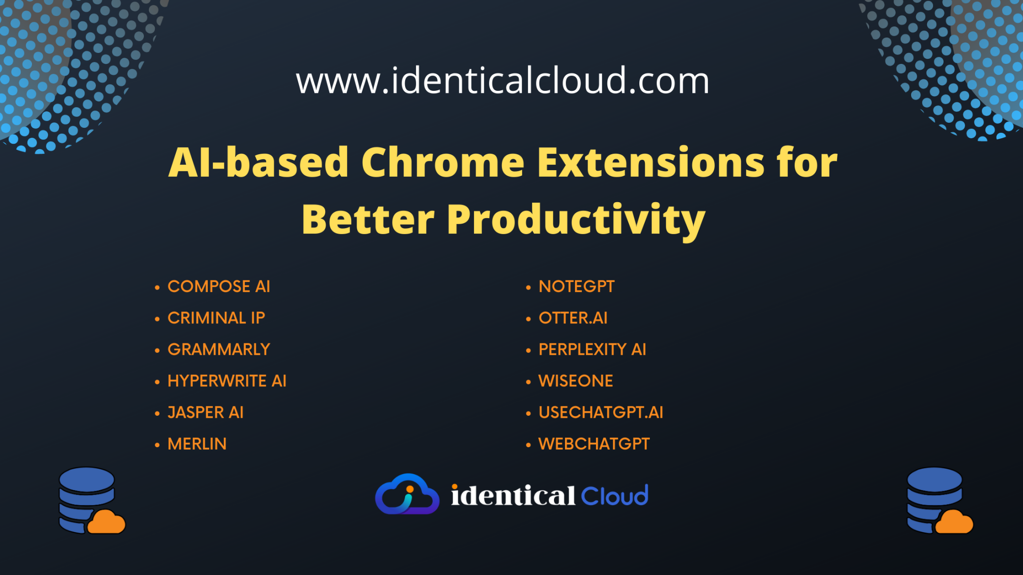 12 AI-based Chrome Extensions For Better Productivity - Identical Cloud