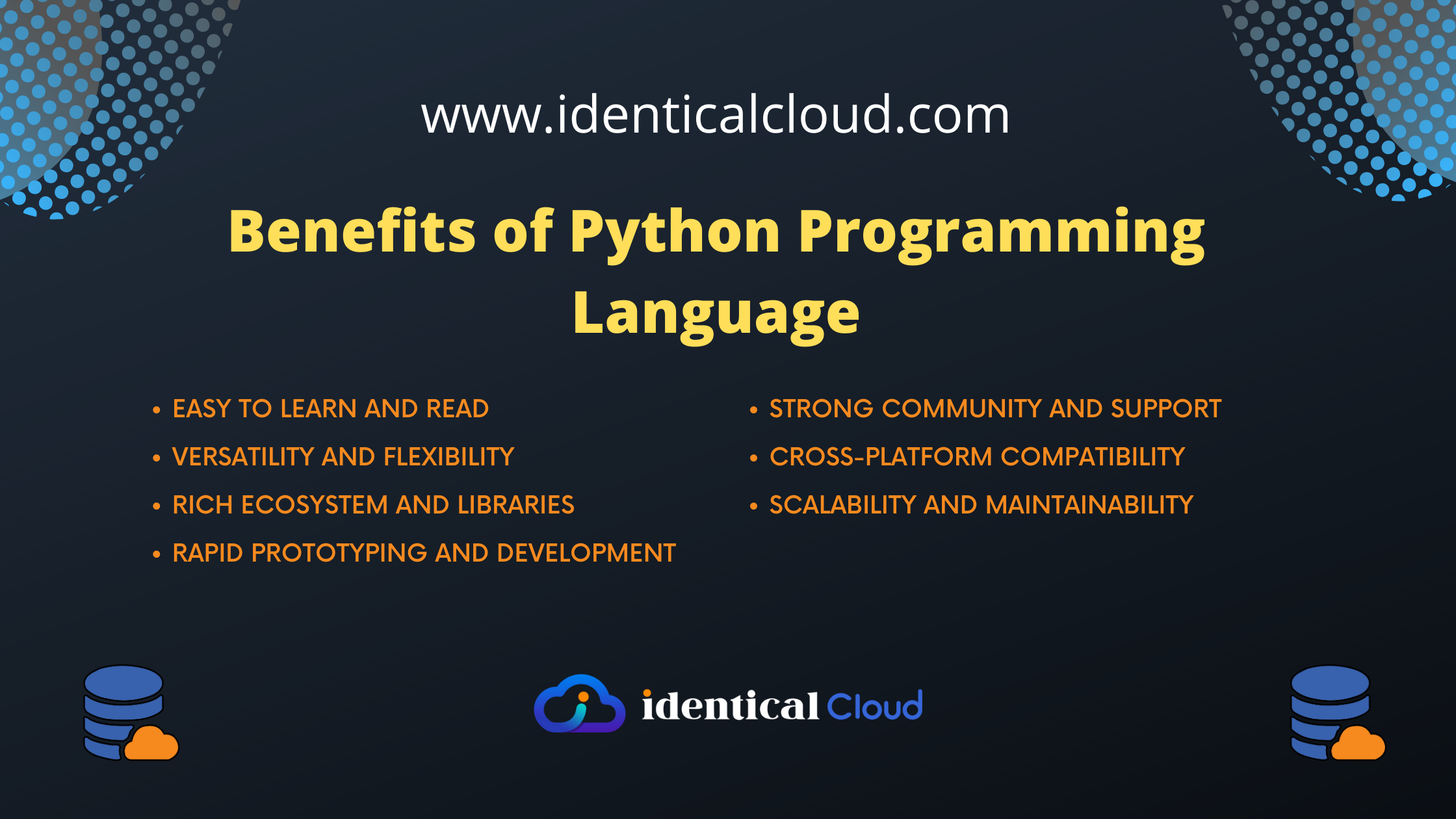 Benefits of Python Programming Language - identicalcloud.com