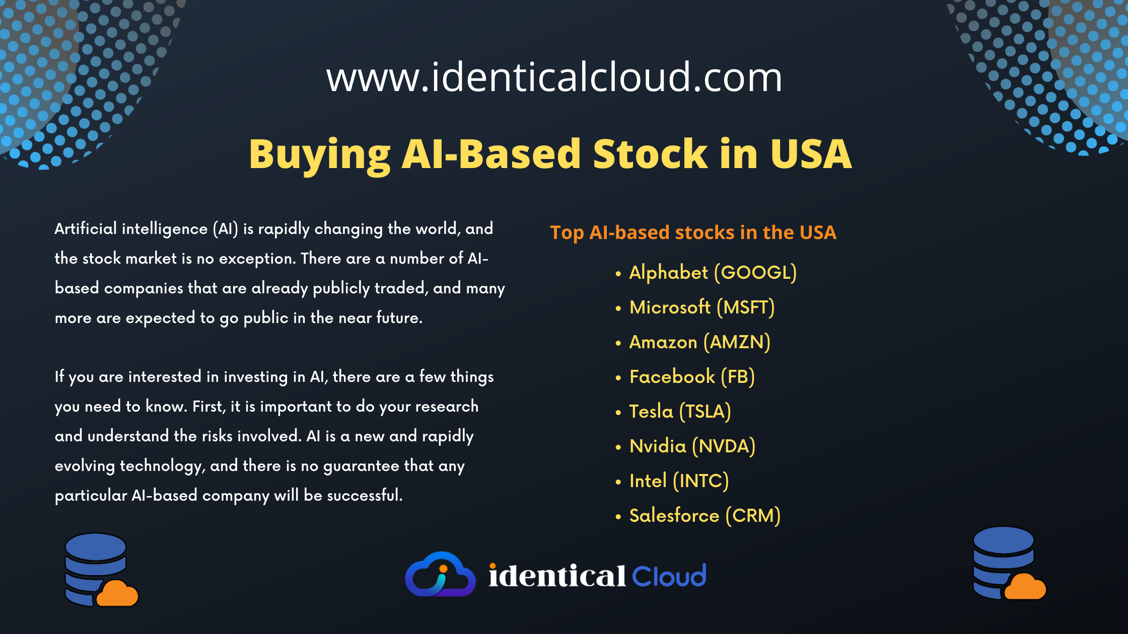 Buying AI-Based Stock in USA - identicalcloud.com