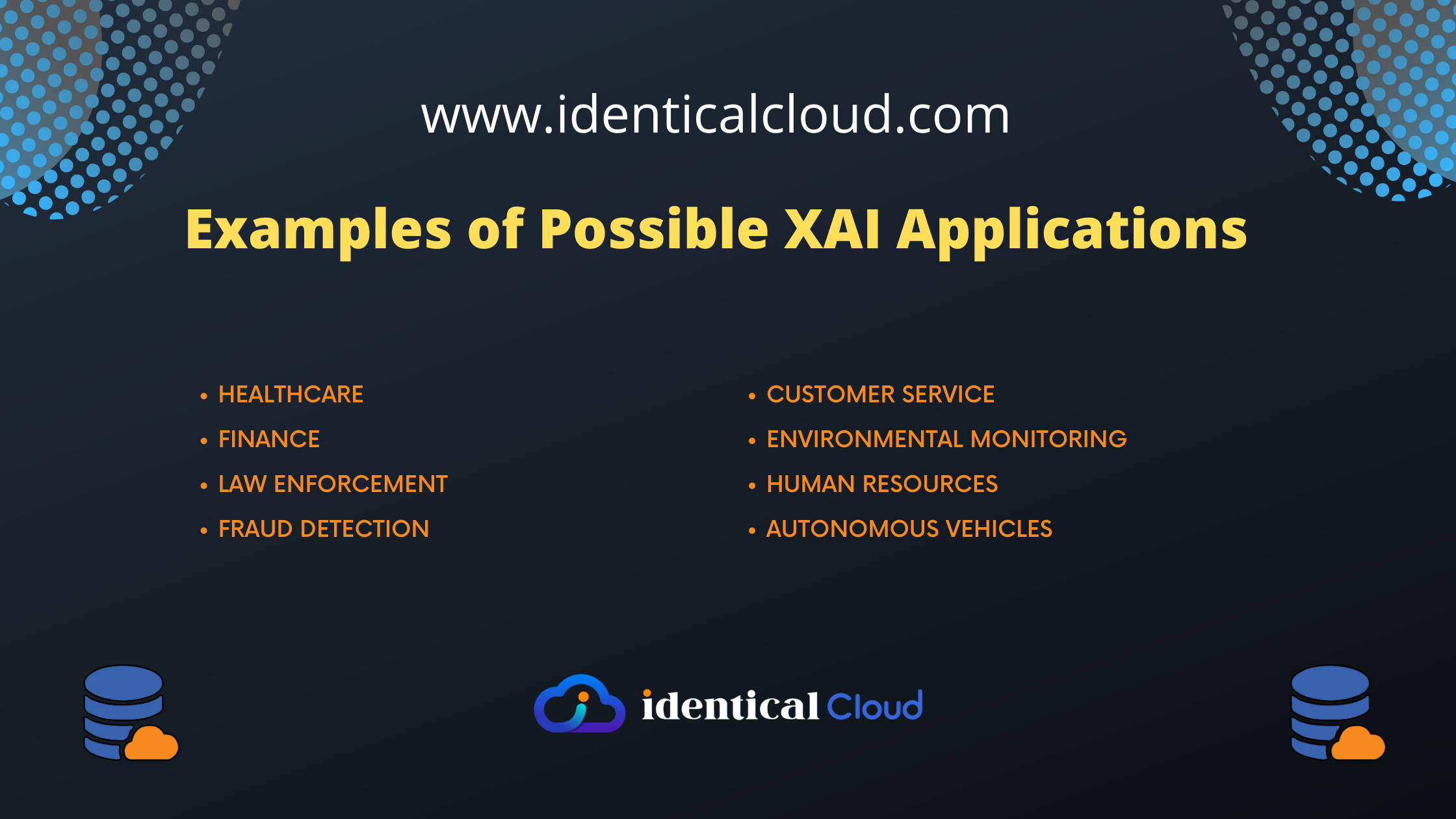Examples of Possible XAI Applications - identicalcloud.com