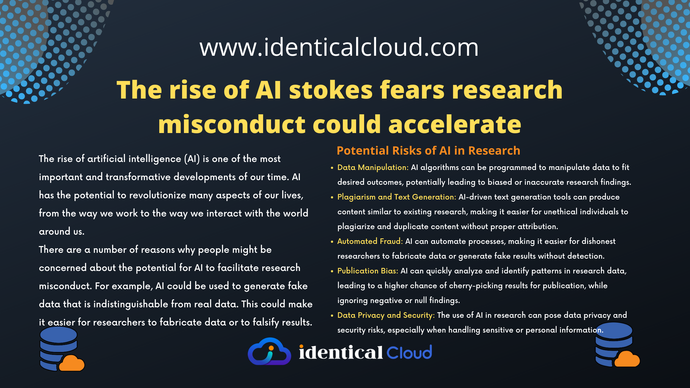 The rise of AI stokes fears research misconduct could accelerate - identicalcloud.com