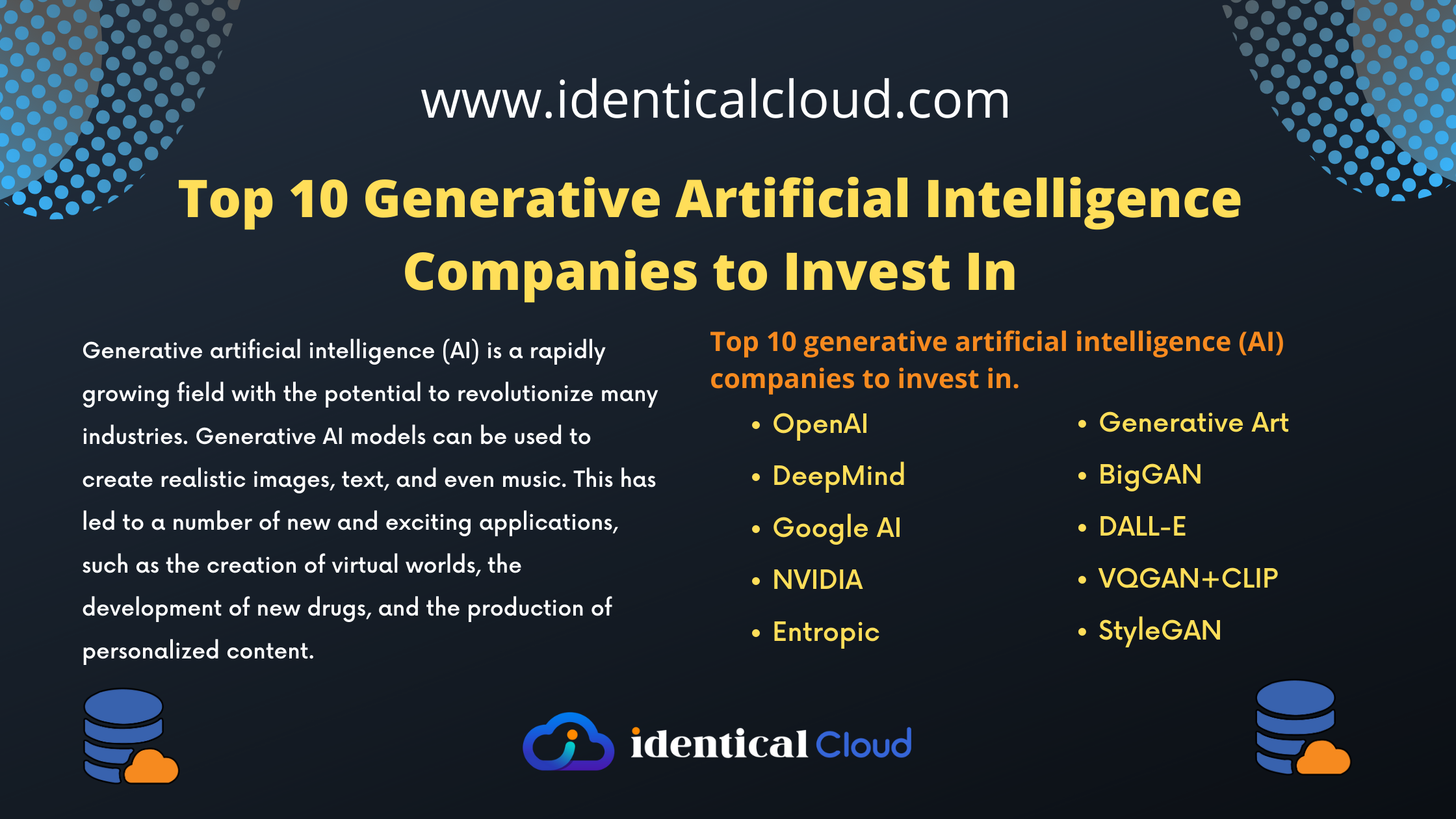 Top 10 Generative Artificial Intelligence Companies To Invest In