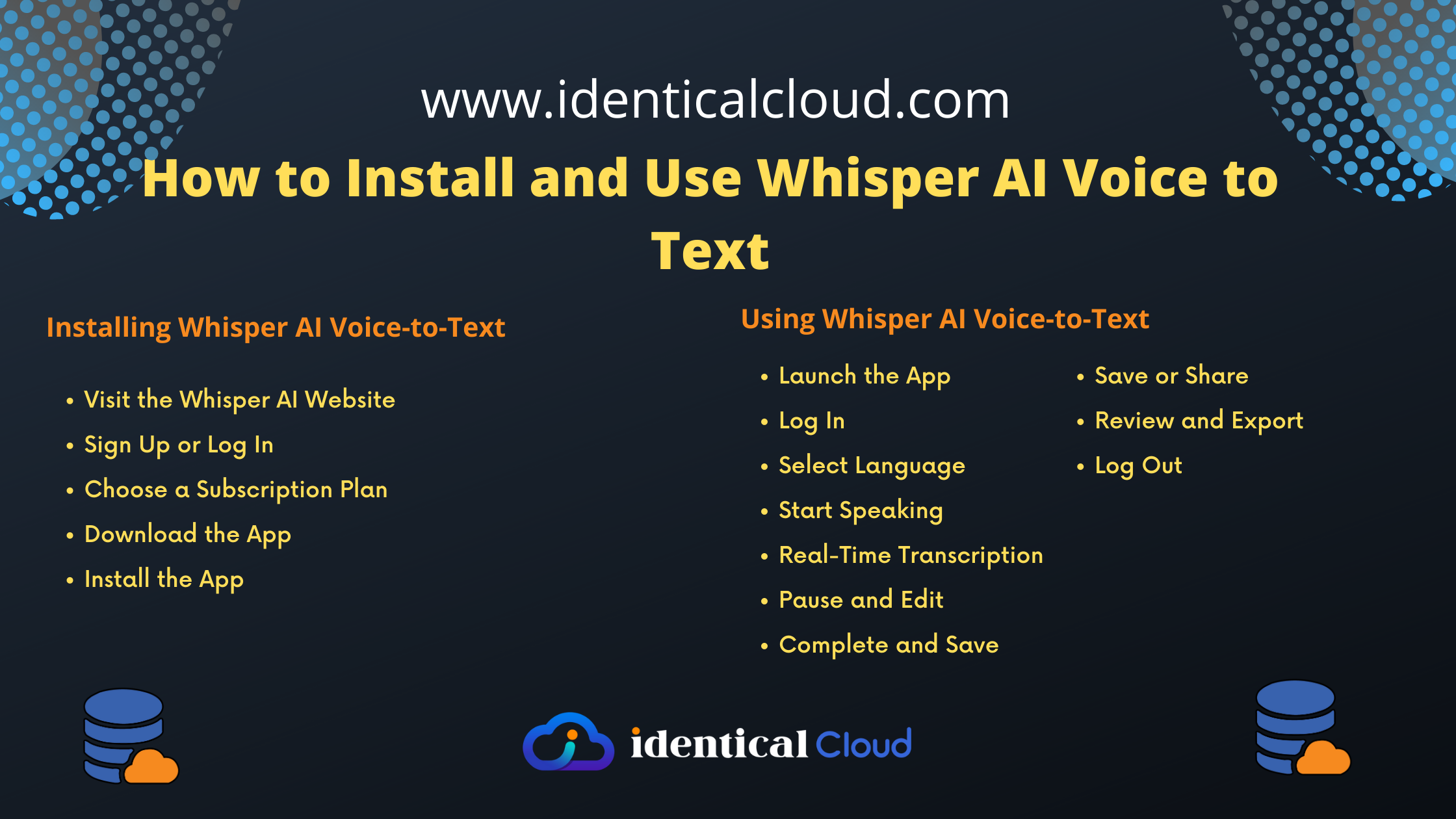How to Install and Use Whisper AI Voice to Text - identicalcloud.com