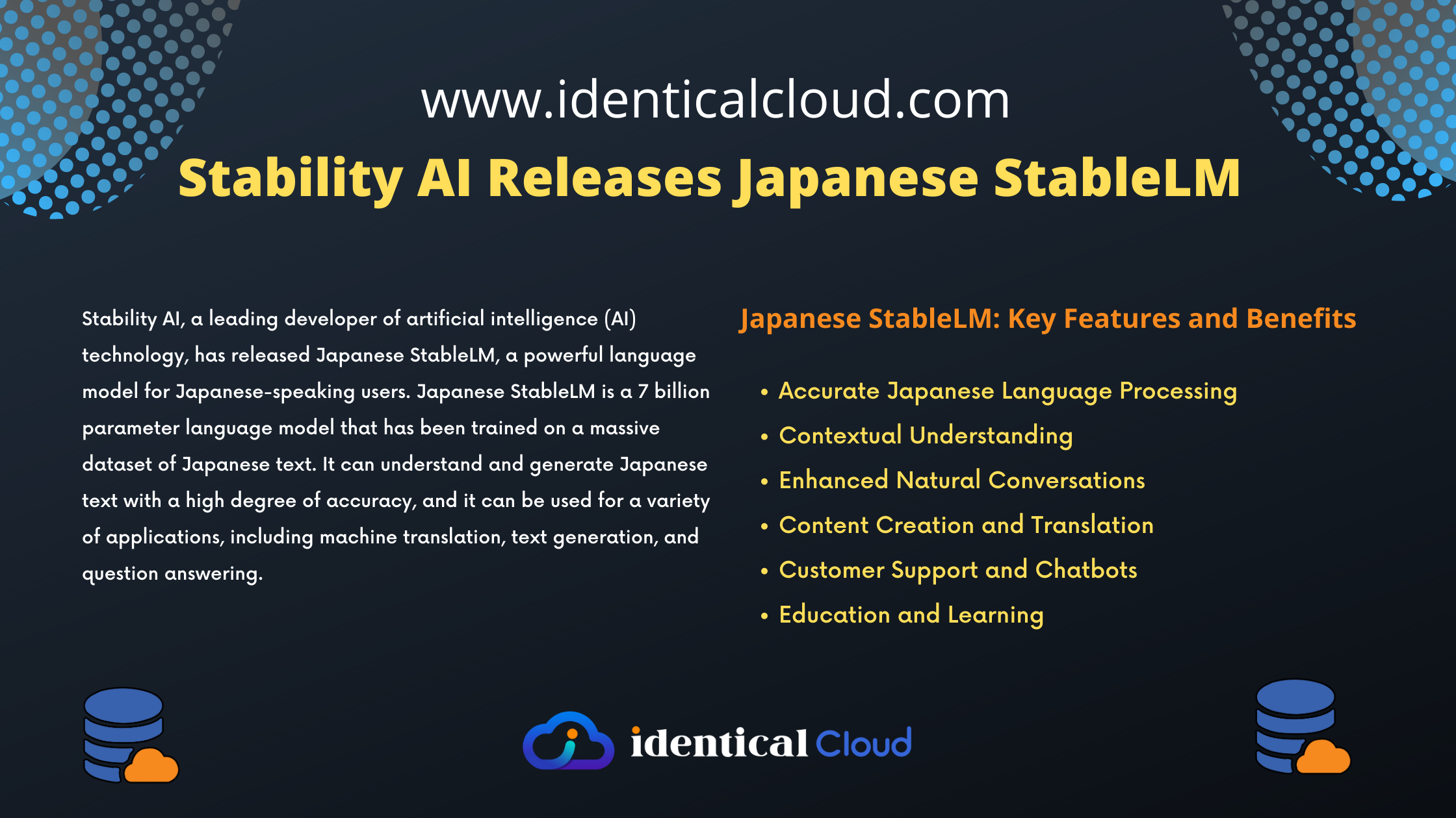 Stability AI Releases Japanese StableLM - identicalcloud.com