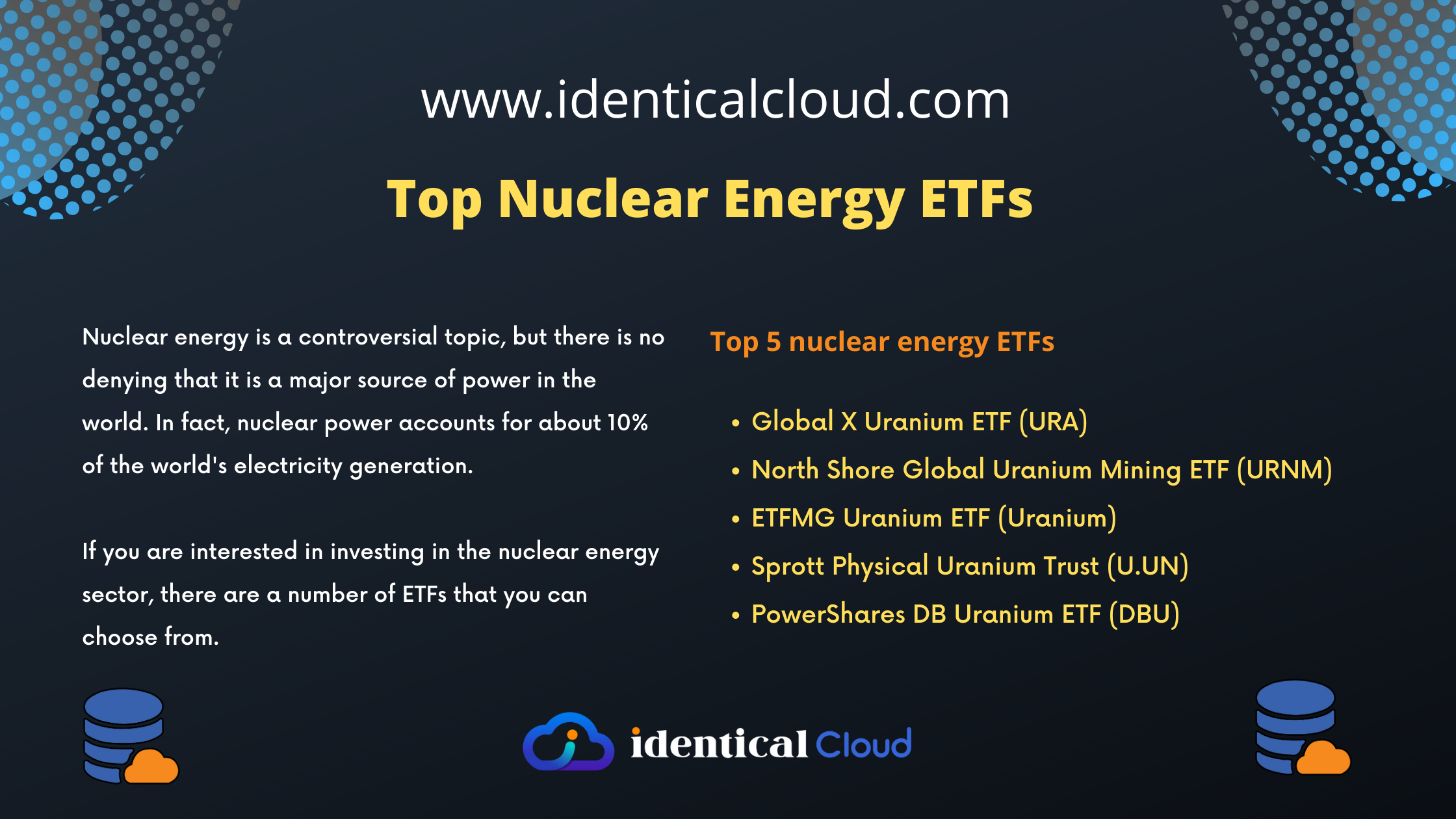 Top Nuclear Energy ETFs - identicalcloud.com