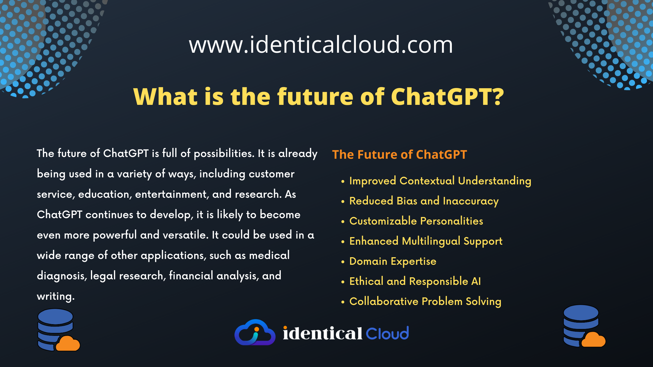 What is the future of ChatGPT? - identicalcloud.com