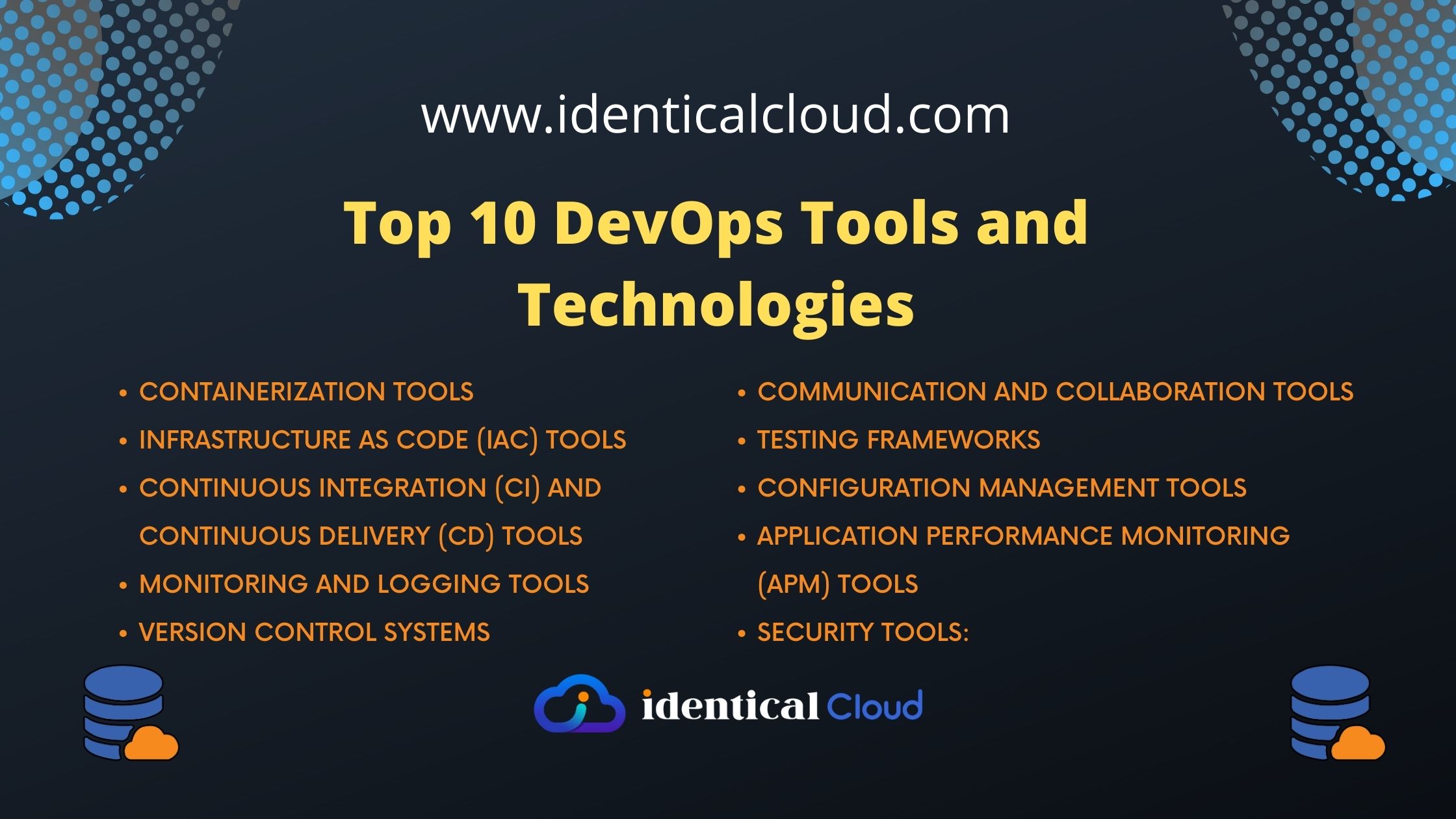 Top 10 DevOps Tools and Technologies - identicalcloud.com