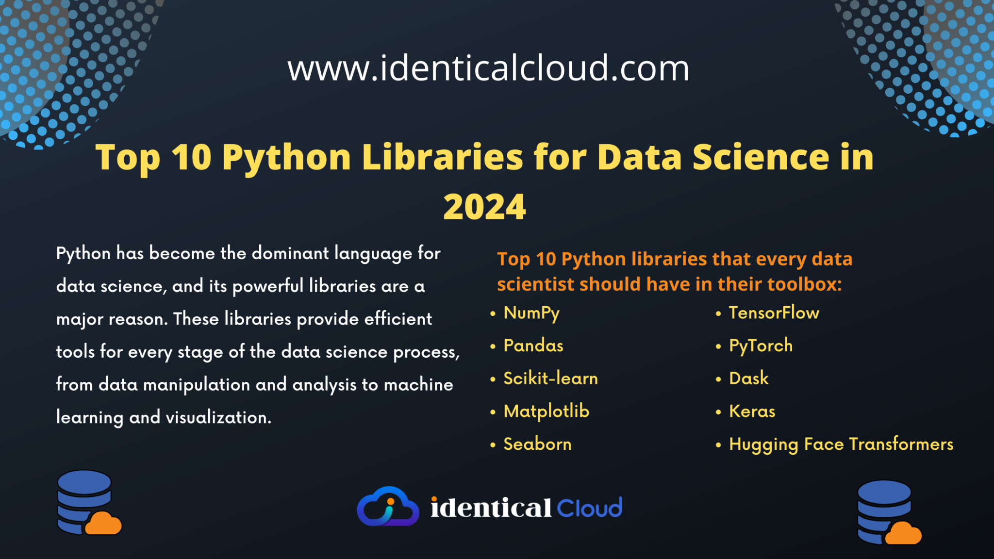 Python Libraries for Data Science in 2024 Archives identical Cloud