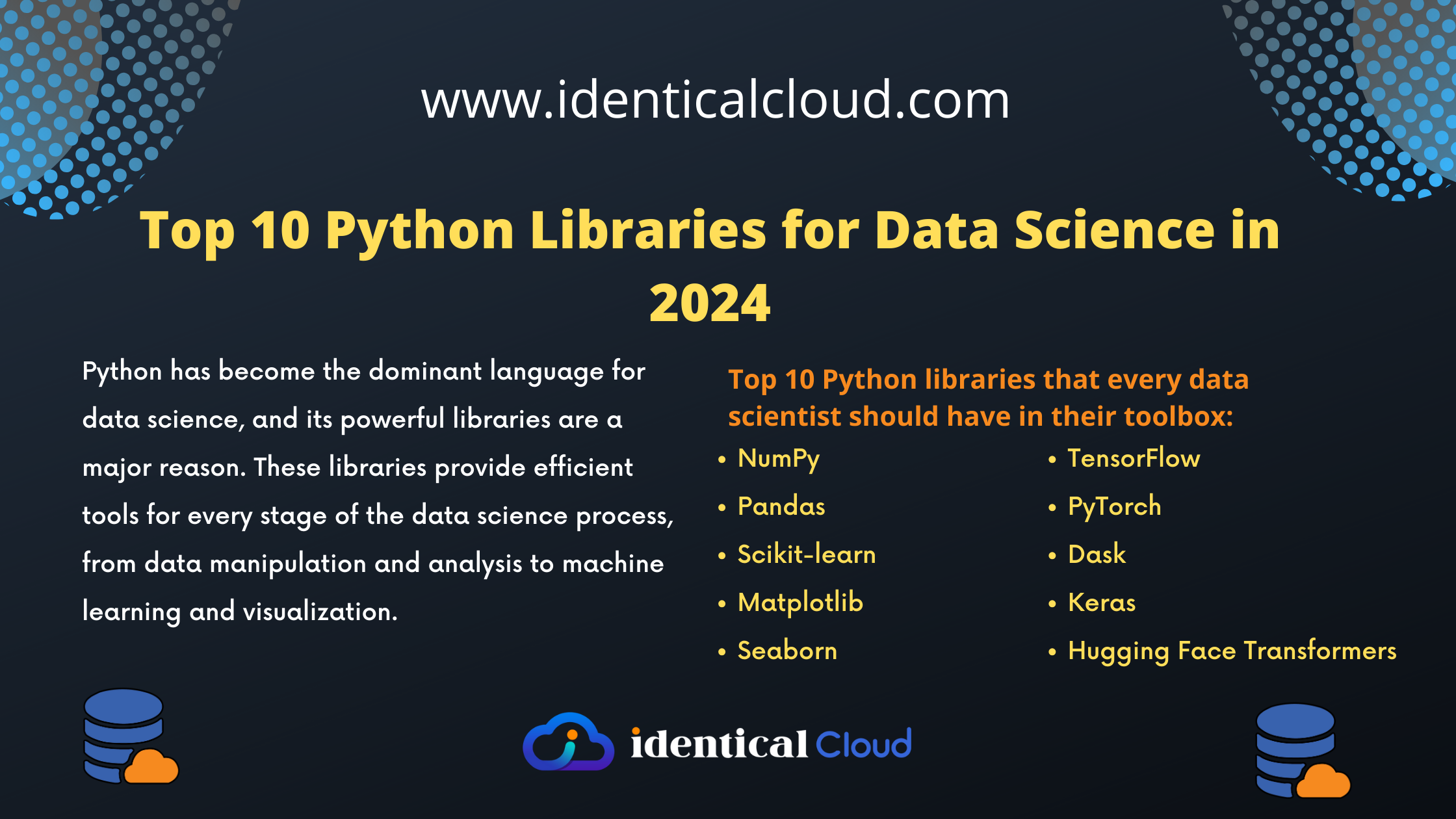 Top 10 Python Libraries for Data Science in 2024 - identicalcloud.com
