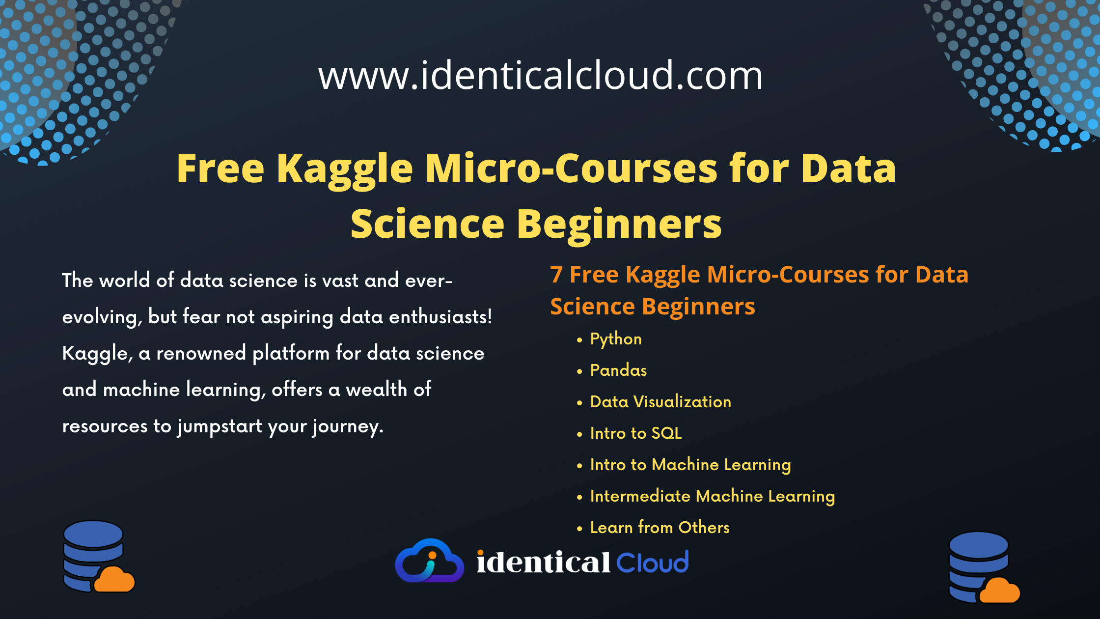 Free Kaggle Micro-Courses for Data Science Beginners - identicalcloud.com